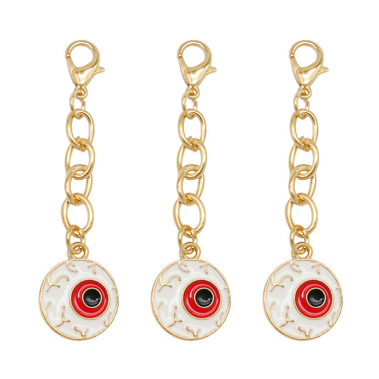 40 Pcs Halloween Keychain Party Favors for Women Bag Charm Supplies