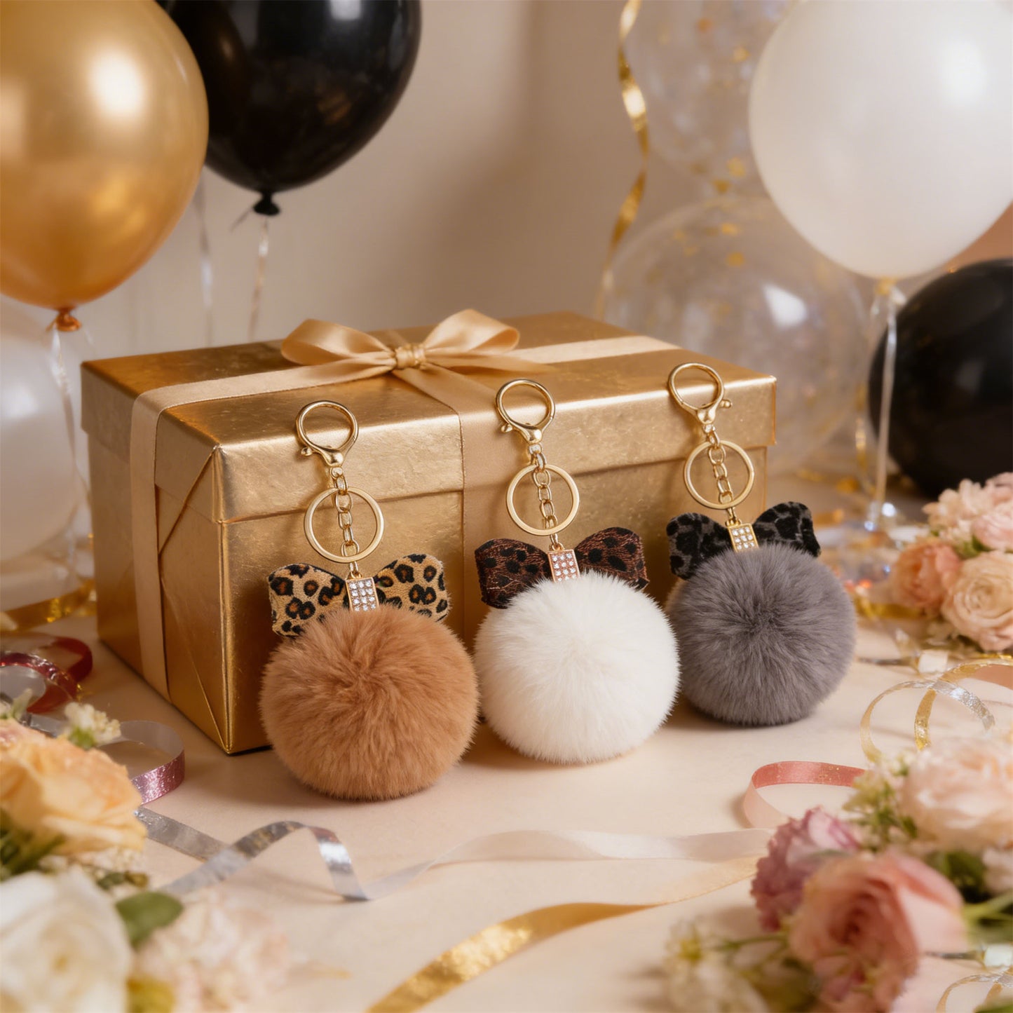 3PCS Party Favors Cute Keychains