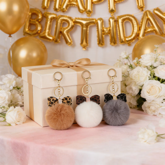 3PCS Party Favors Cute Keychains -