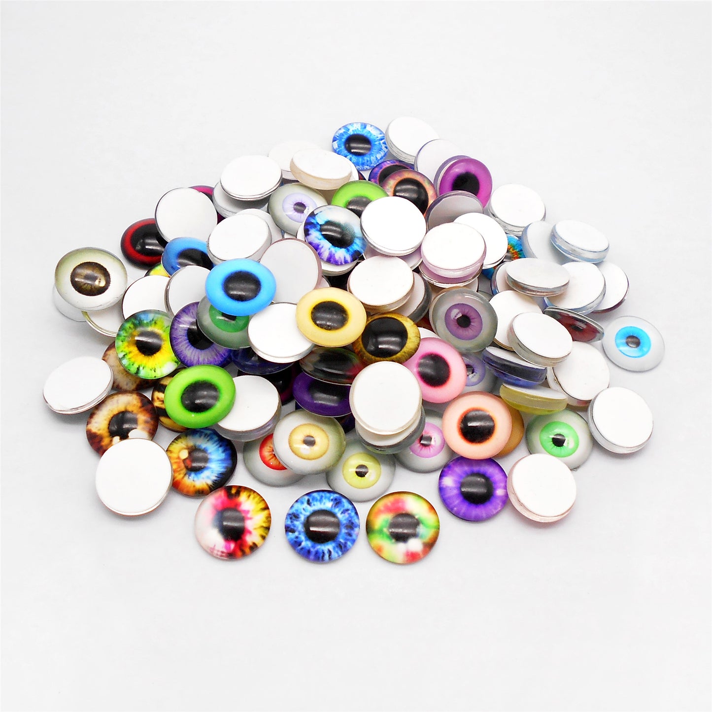 30MM 60PCS Glass Dragon Eye Cabochons for DIY Jewelry Making