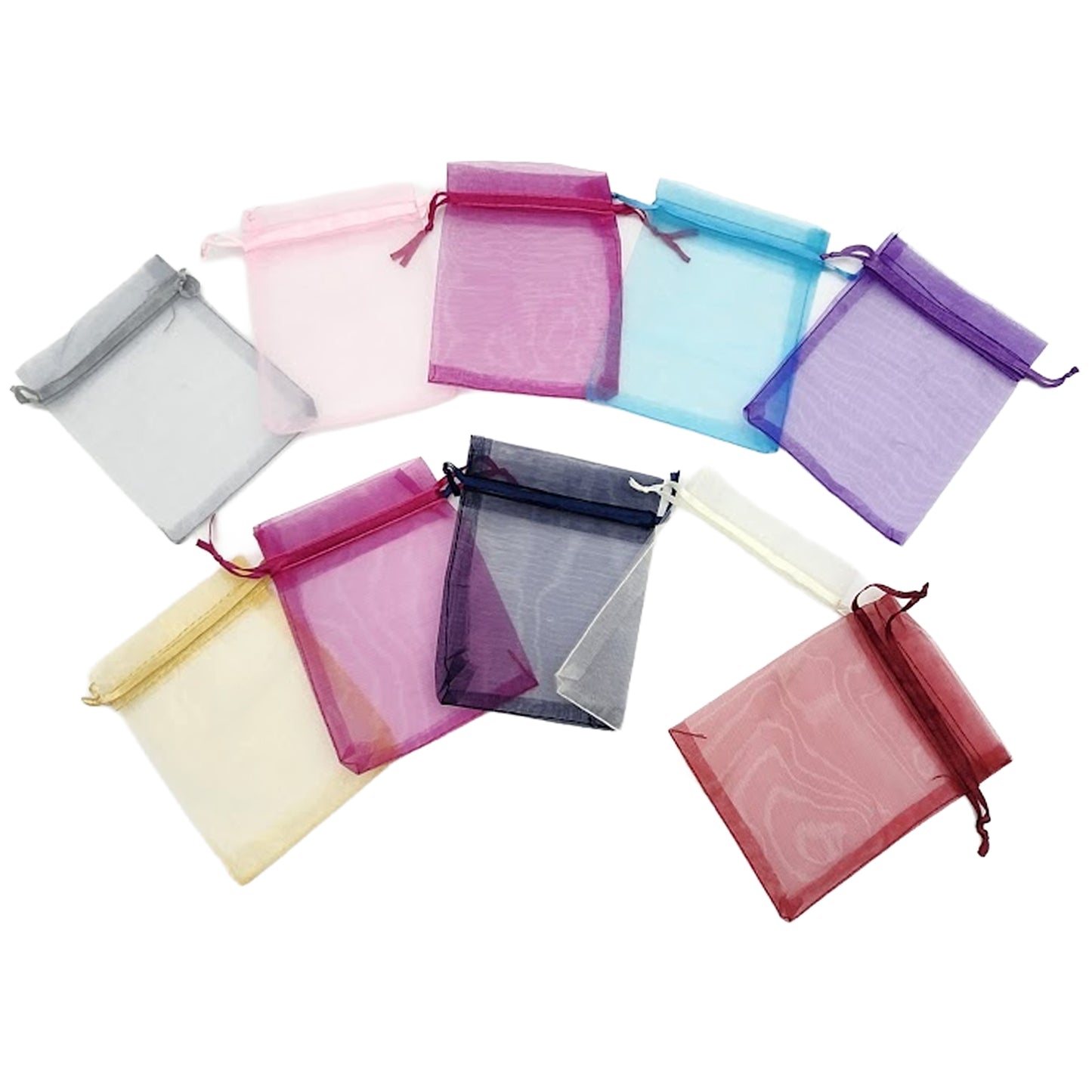 20 Pocket Hug Charm Keychains with Organza Pouch Bags
